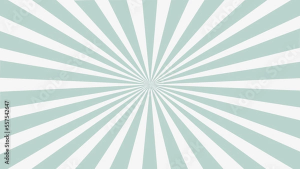 Fototapeta blue retro background with rays