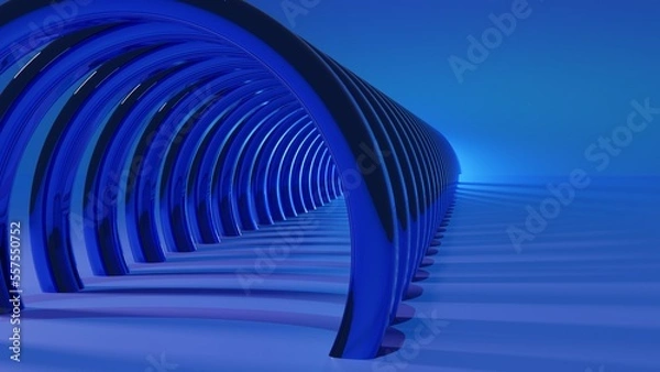 Fototapeta abstract blue background wallpaper 3d illustration design