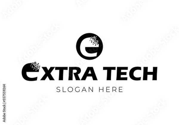 Fototapeta tech logo