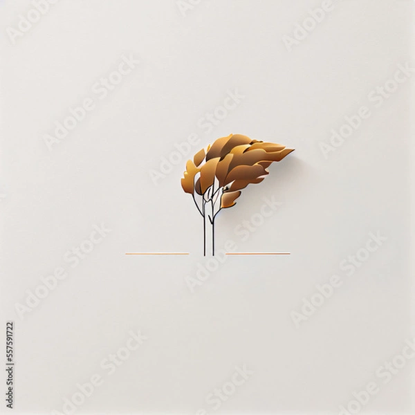 Obraz Minimalistic logo design