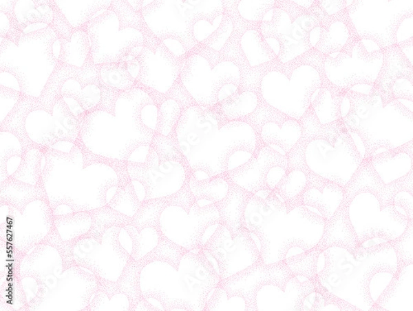 Obraz ハートの背景④ピンク