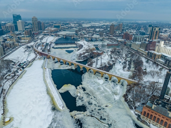 Obraz Minneapolis Minnesota Aerial