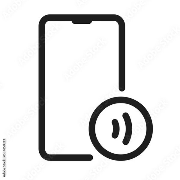 Obraz smartphone signal circle