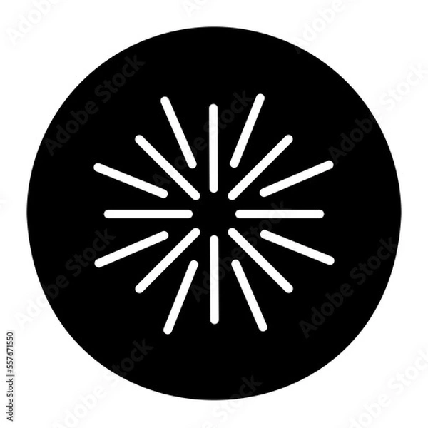 Fototapeta firework icon