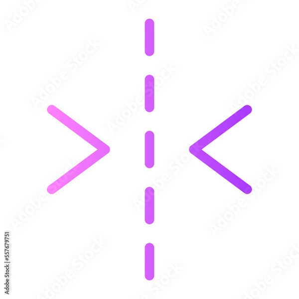 Obraz mirror gradient icon