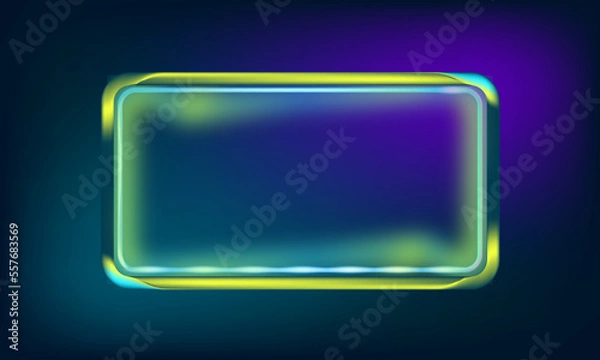 Fototapeta Decor frame. Pattern sign. Vector graphics for background and design of holiday cards, applications, websites and advertisements.