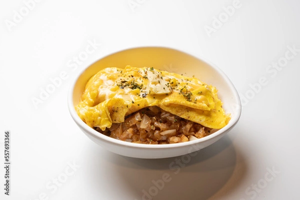 Obraz rice with pork and egg
