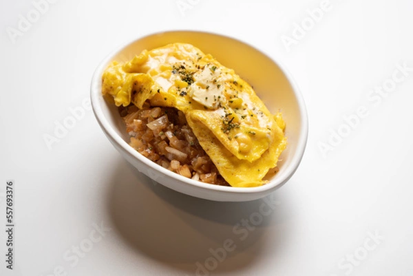 Obraz rice with pork and egg