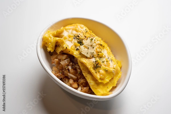 Obraz rice with pork and egg