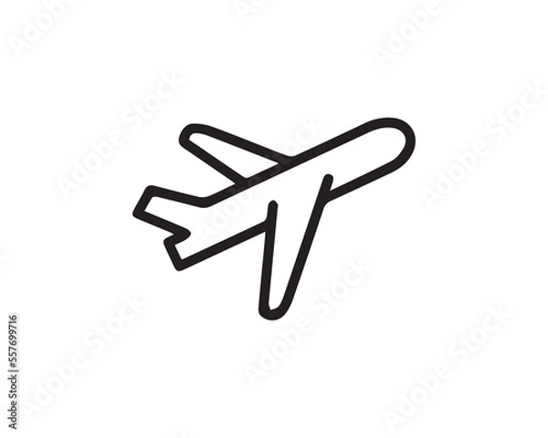 Obraz Airport vector line icon design