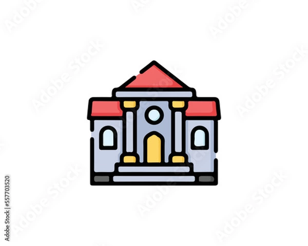 Obraz art academy vector icon design