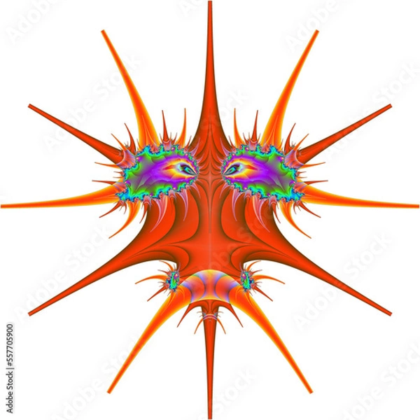 Obraz Spiky Bug in Orange