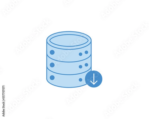 Obraz Backup vector flat icon design