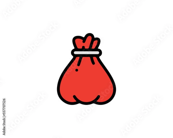 Obraz Bag vector flat icon design