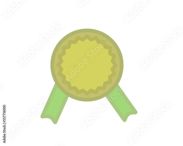 Obraz green award ribbon