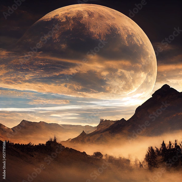 Obraz Moon like surface