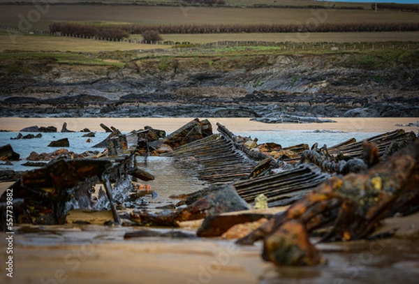 Obraz Shipwreck on the beach
