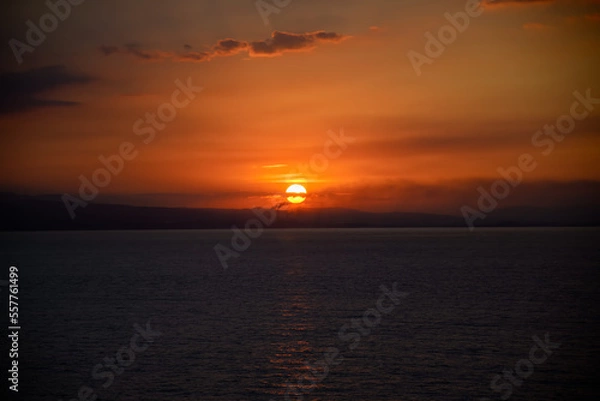 Obraz sunset over the sea