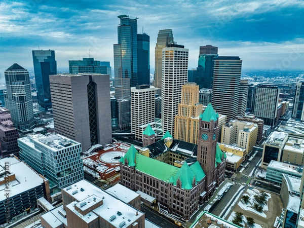 Obraz Minneapolis Minnesota Aerial