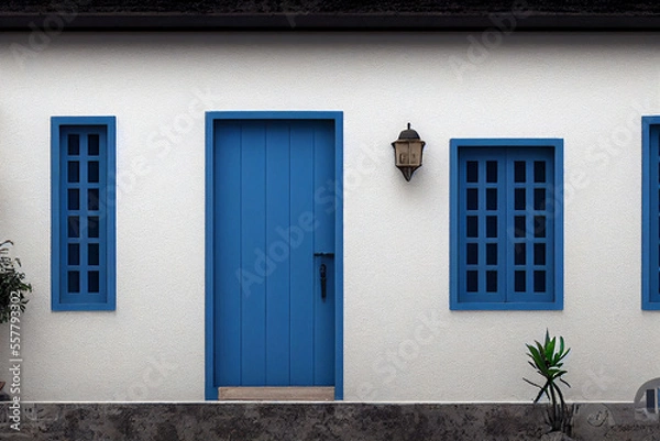 Fototapeta Limestone Facade Architecture Concept