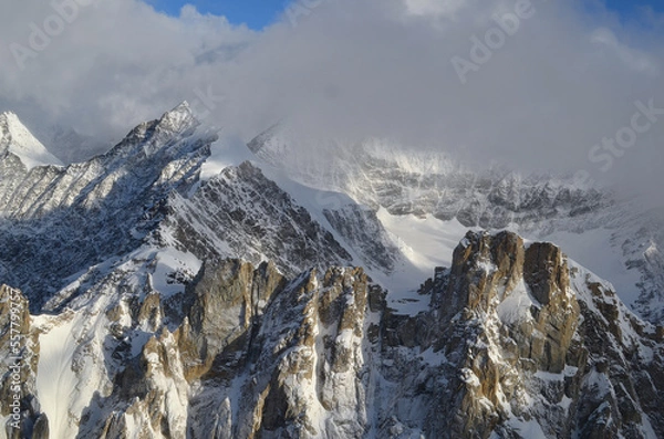 Obraz snow covered mountains