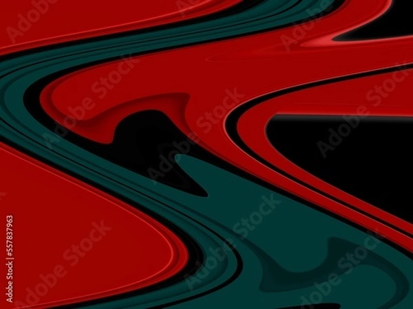 Obraz Multicolored fluid lines, waves, geometries, abstract background