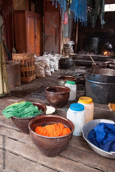 Obraz A simple way to dye fabric at home