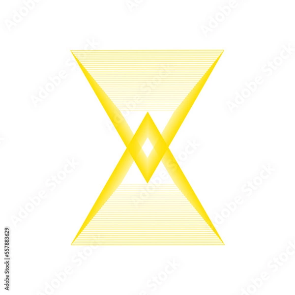 Fototapeta Geometric abstraction, triangles