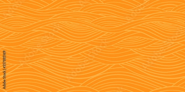 Fototapeta Spaghetti seamless vector food pattern.