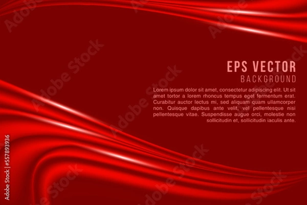 Fototapeta Red abstract geometrical monochrome background. can used for template, backdrop, banner