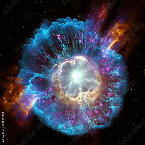 Obraz Neutron star colliding
