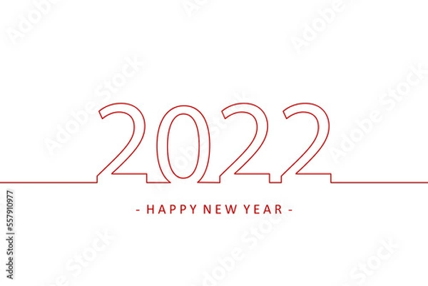 Obraz happy new year 2023 event card with bokeh background