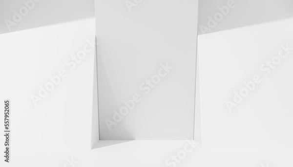 Fototapeta Abstract 3d render, modern geometric background