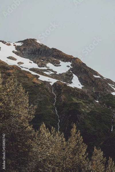 Obraz Mountains around Whittier Alaska