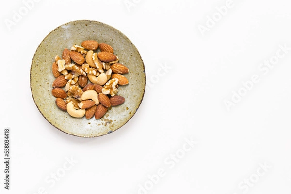 Fototapeta ミックスナッツの背景素材