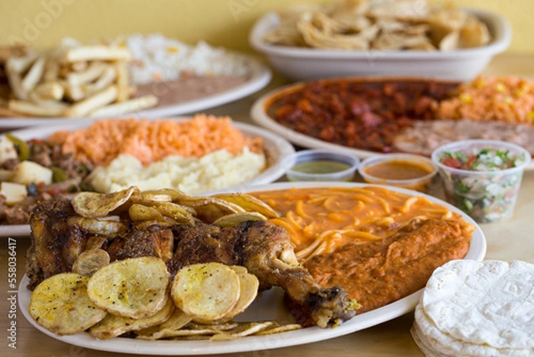 Fototapeta pollo frito