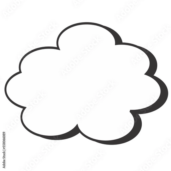 Fototapeta cloud chat simple and attractive vector eps format