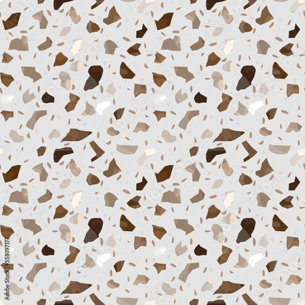 Obraz Terrazzo seamless pattern