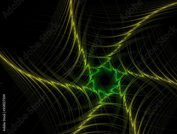 Fototapeta Imaginatory fractal abstract background Image