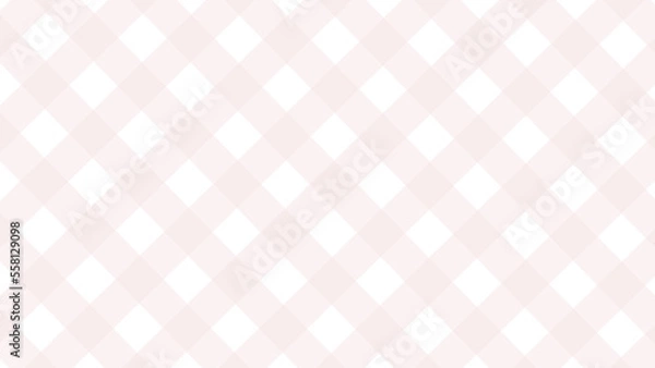 Fototapeta pink and white checkered seamless pattern as a background