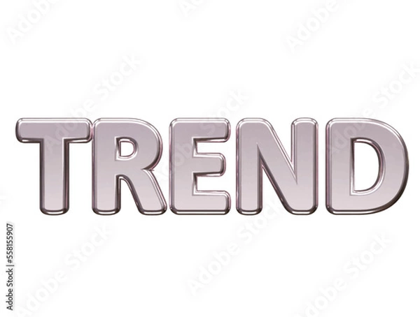 Fototapeta Trend text effect vector illustration 