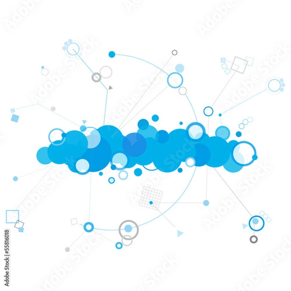 Obraz クラウドイラスト