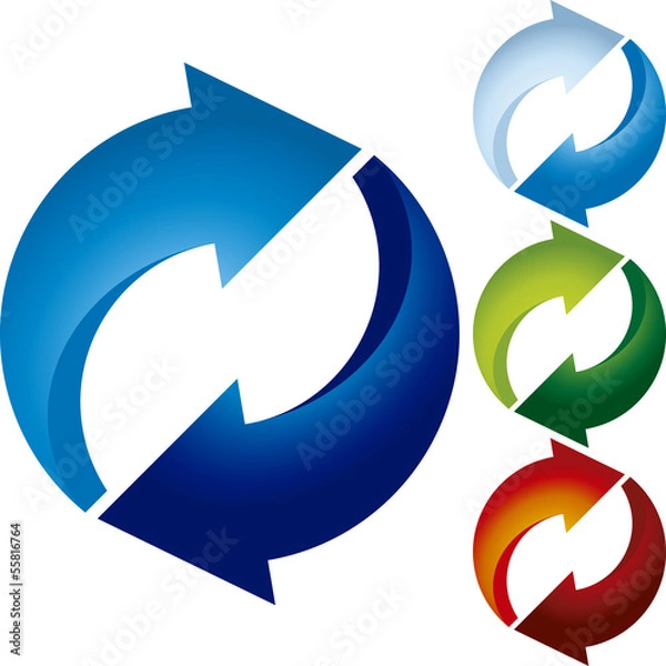 Obraz recycle four elements