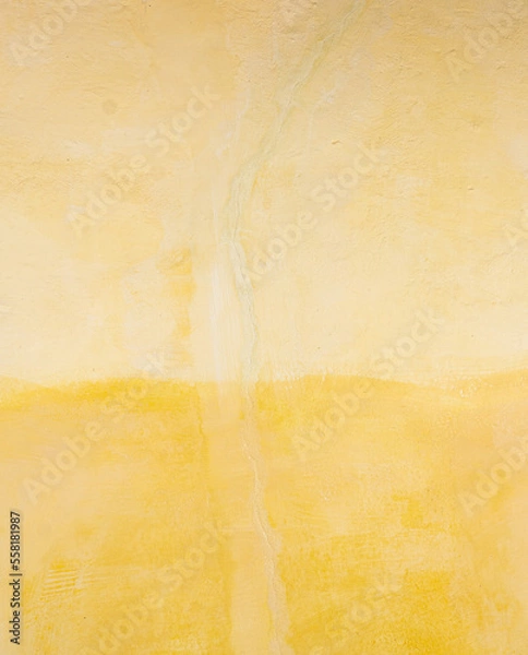 Obraz old wall in yellow