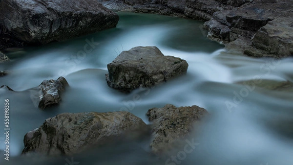 Obraz waterfall in the mountains