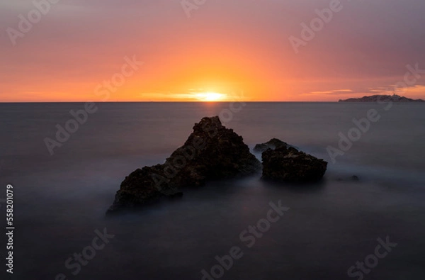 Obraz sunset over the sea