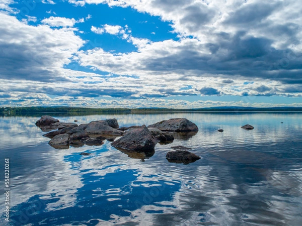 Fototapeta Swedish Lapland Aerial