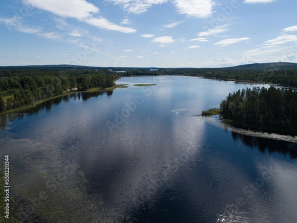 Fototapeta Swedish Lapland Aerial