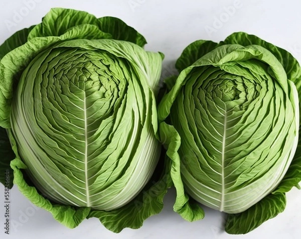 Obraz cabbage isolated on white