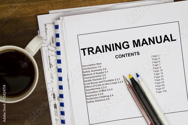 Obraz podręcznik szkoleniowy